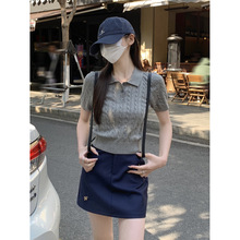 �߼��ж̿�polo�I���X�L�����Ů�ļ�ins���|�黨ᘿ�����T������