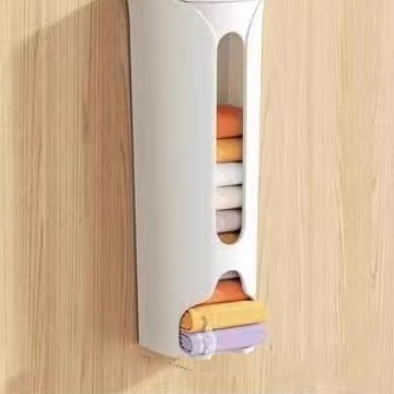 パンツ収納ボックス、パンツや怠け者の下着を壁に取り付けて取り出すためのパンチフリーのスリーインワン、怠け者のストッキング収納アーティファクト|undefined