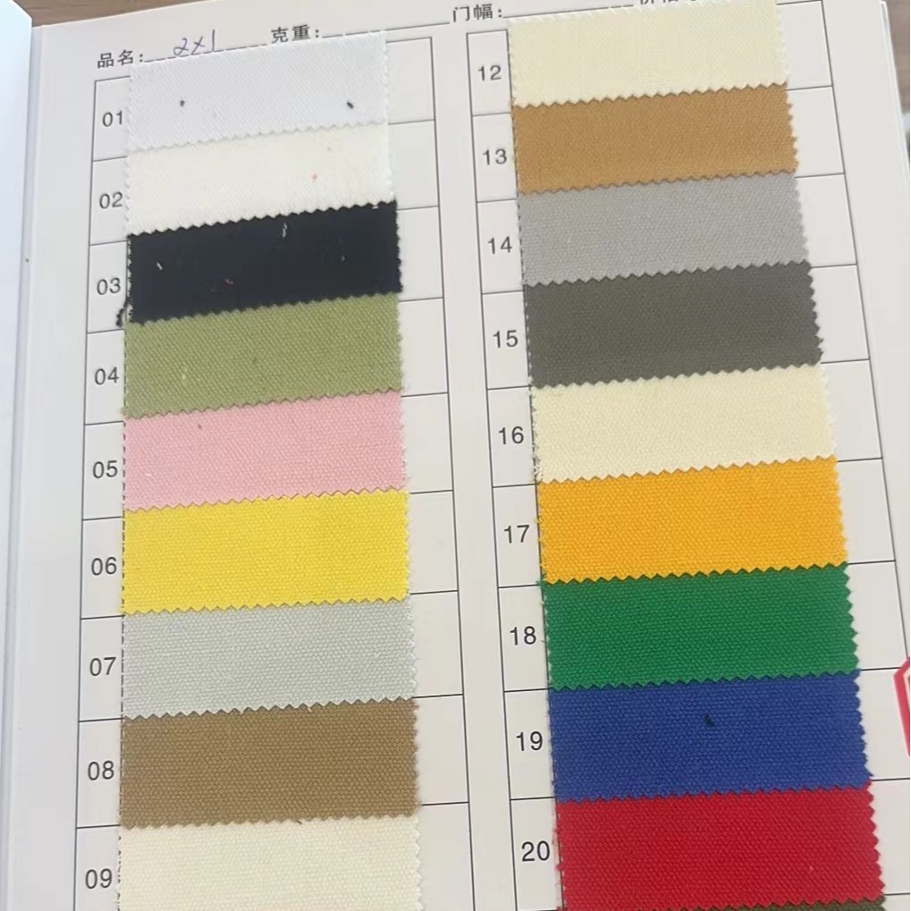 All-cotton canvas 10-ampere canvas manufacturer in stock source, suitable for workwear, canvas bags, canvas fabric pic 1