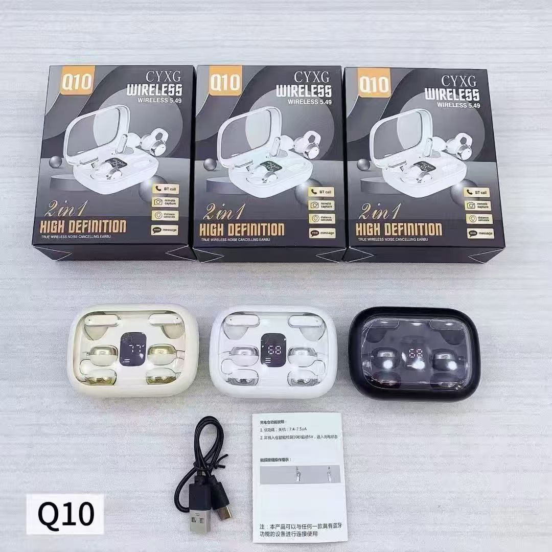 Q10 auriculares bluetooth color de piel