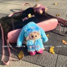 labubu����17cmһ�������������b��ë������Ʒ��Ͱ�ɫϵ�ɐ۱���