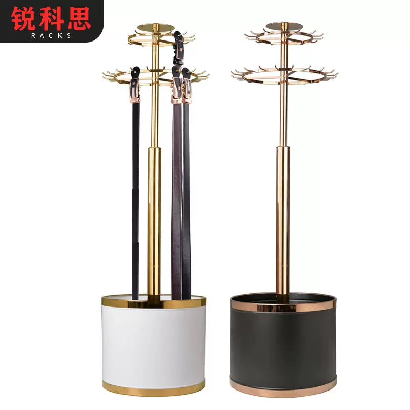 厂家不锈钢皮带展示架商场服装店腰带展示货架腰带陈列道具