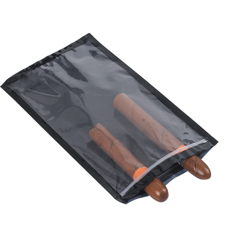 雪茄便携袋子透明密封保湿收纳袋雪茄保湿袋雪茄用品保湿包户外