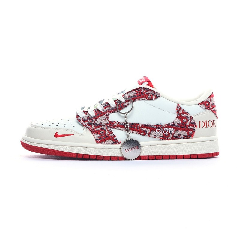 莆田鞋 纯原版本 aj1底帮 海外款联名款全头层皮男女休闲运动鞋|undefined