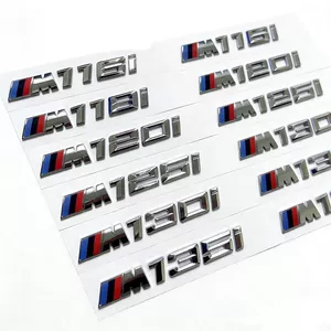 BMW 1 Seriyası M emblemi: 140i/118i/M120i/125I/135I/128I üçün yan, ön, arxa dekallar
