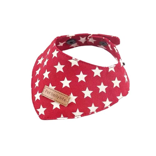 Pet Scarf Cat High Fashion Triangle Bandana Dog Leather Collar Internet Celebrity Small Dog Puppy Saliva Towel Neck Scarf