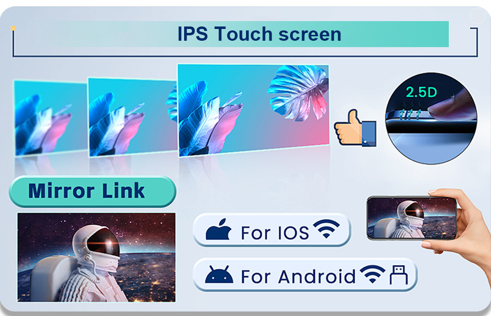 Cross-Border Suitable for 08-17 Fiat Florida Carplay Car Central Control Large Screen Gps Car Navigation