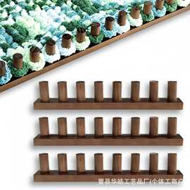 木质编织布机框架可调节尺寸手工编织套件家用装饰压毛线工艺品