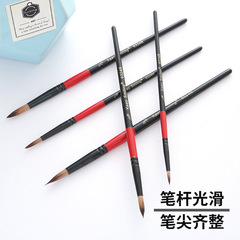 Oil Paint Brush Wholesale 5 Gouache Watercolor Pigment Acrylic Pen Set Oil Painting Board Brush Hook Line Pen Art Tools