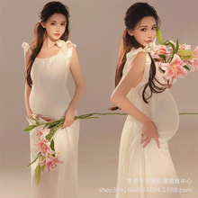 孕妇拍照服装时尚孕妈咪私房写真艺术照性感吊带裙影楼摄影孕妇装