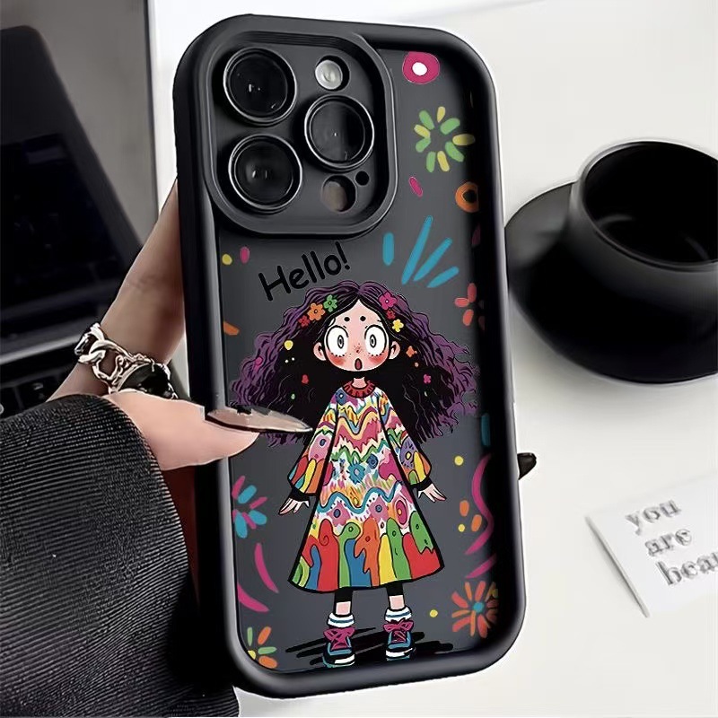 Esmeril-negro-rizado chica