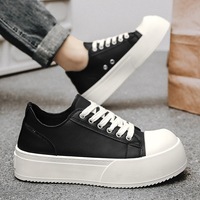 Thick soled height increasing men's shoes, new youth board shoes, couple style, personalized trendy shoes, women's casual shoes