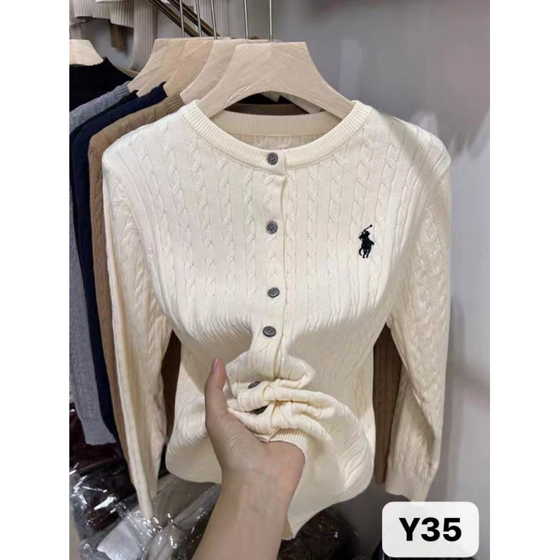 少女款针织毛织开衫长袖马标气质优雅休闲舒适简约高级感工厂批发|undefined