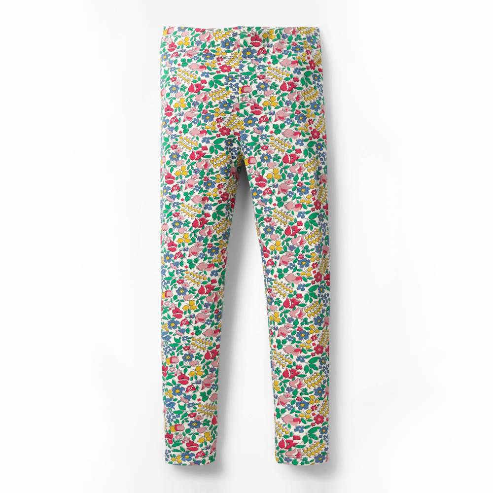 Primavera nuevo estilo europeo y americano marca ropa de los niños leggings sirena impreso niñas polainas distribución entrega