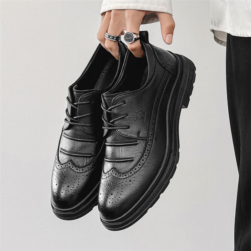 Suit Wedding Groom Business Formal Casual Leather Shoes Men_voghion.com