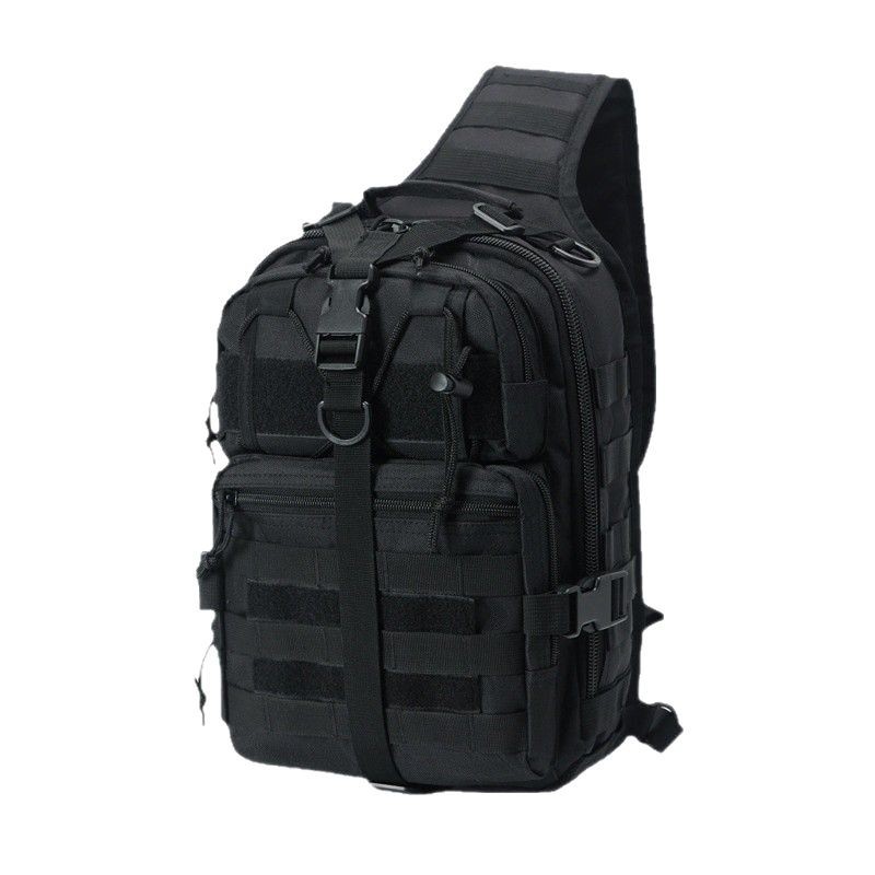 Bolso cruzado deportivo para exteriores, resistente al desgaste, tela Oxford repelente al agua, bolsa multifuncional para señuelos, tendencia transfronteriza
