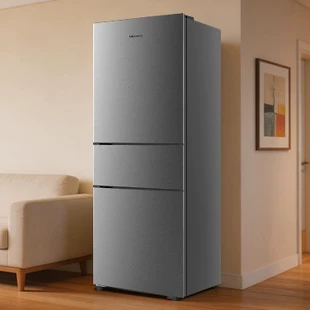 Холодильник Hisense BCD-256E3SRNKD три двери без разморозки класс A+