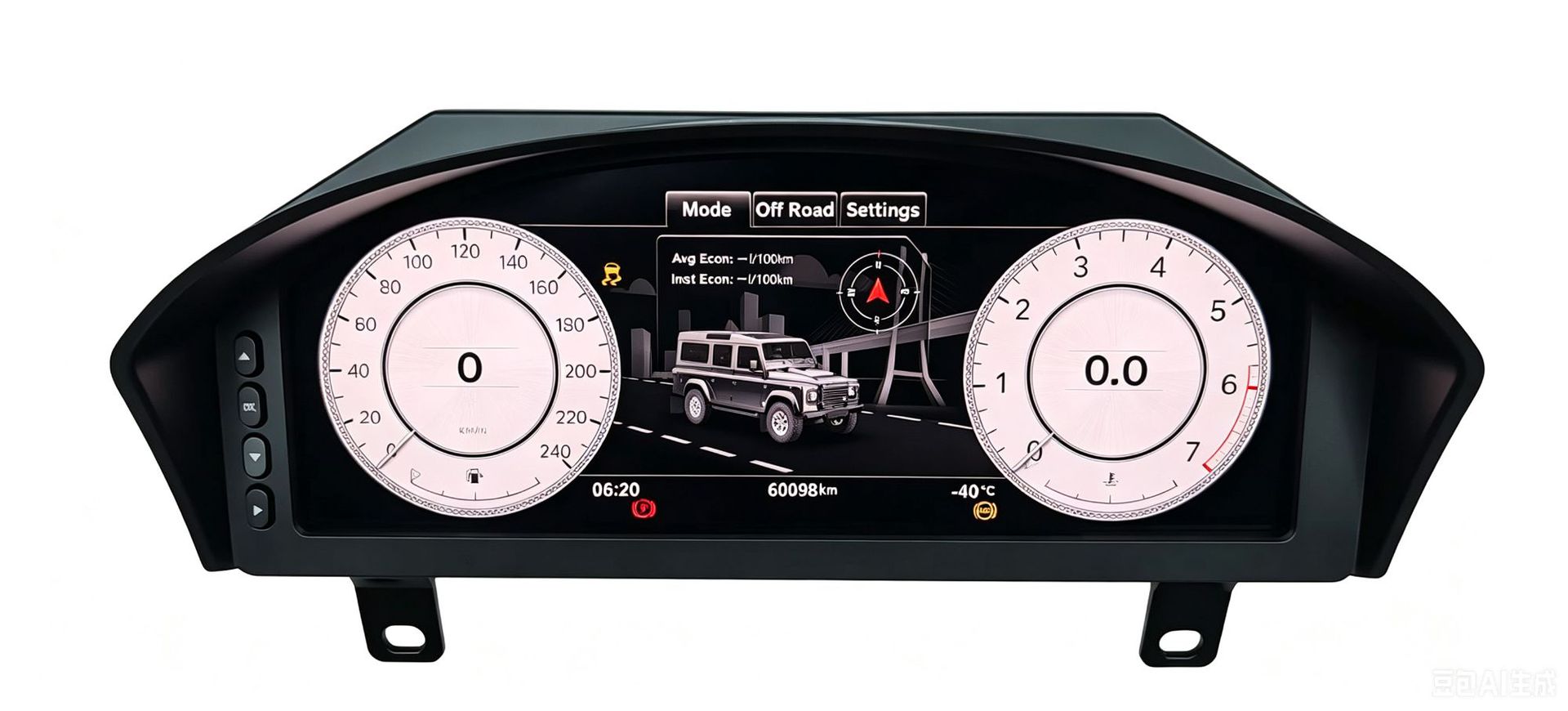 Suitable for Land Rover Defender Full Lcd Instrument Panel 12.3inch Old-To-New Instrument Assembly