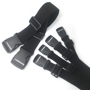Plastic Buckle Elastic Straps, Adjustable Multi-Functional Cargo Straps, Tent Luggage Straps, Elastic Waist Straps