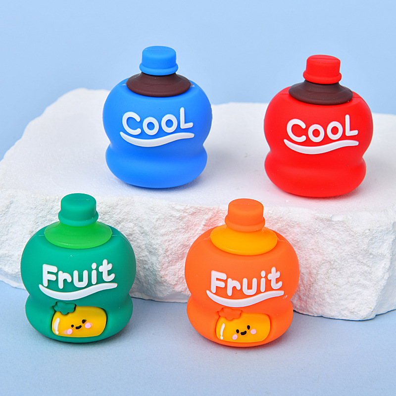 Bebida Coca-Cola creativa encantadora dibujos animados estudiantes lápiz afilador lápiz cortador de papelería premios al por mayor