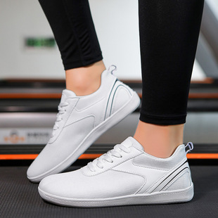 Factory wholesale cross-border plus size wide toe sneaker Women's Spring and Autumn new flying woven breathable soft sole shoes couple running shoes