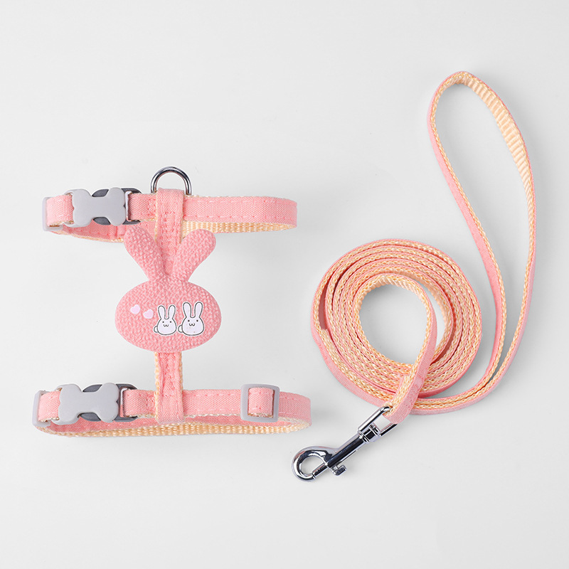 Cuerda de tracción de gato, orejas de conejo, cadena de gato, salir a pasear al gato, pasear al perro, tirantes de gato retráctiles, venta directa de fábrica al por mayor