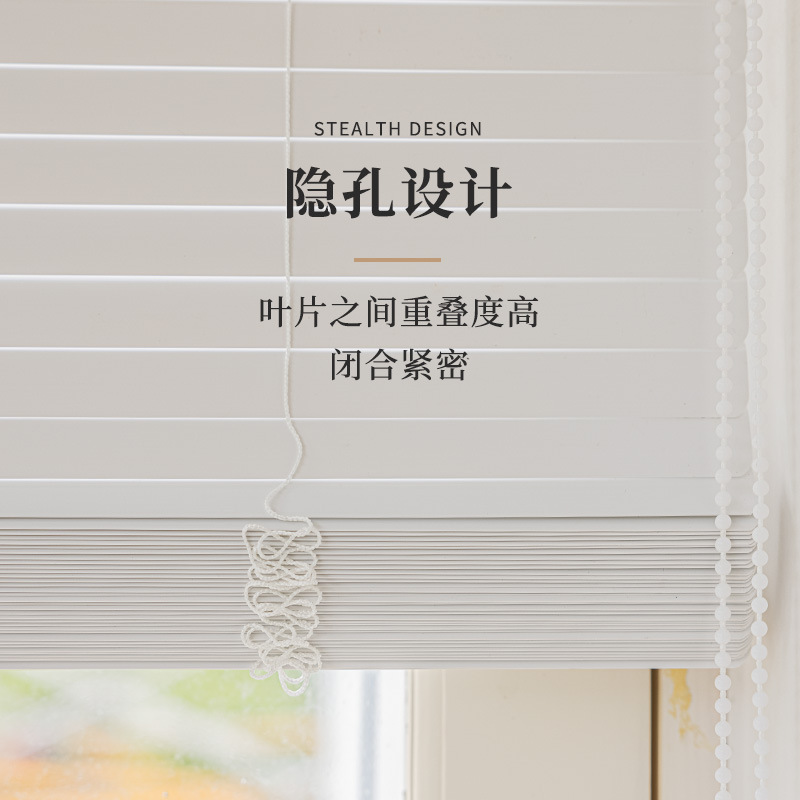 Ventanas de fábrica de aluminio persianas persianas sin perforación inodoro cocina dormitorio ventana de oficina sombreante