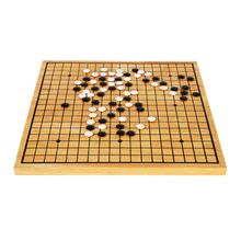 热销实木围棋五子棋中大号橡胶木棋盘抗裂便携式国际象棋跳棋游戏