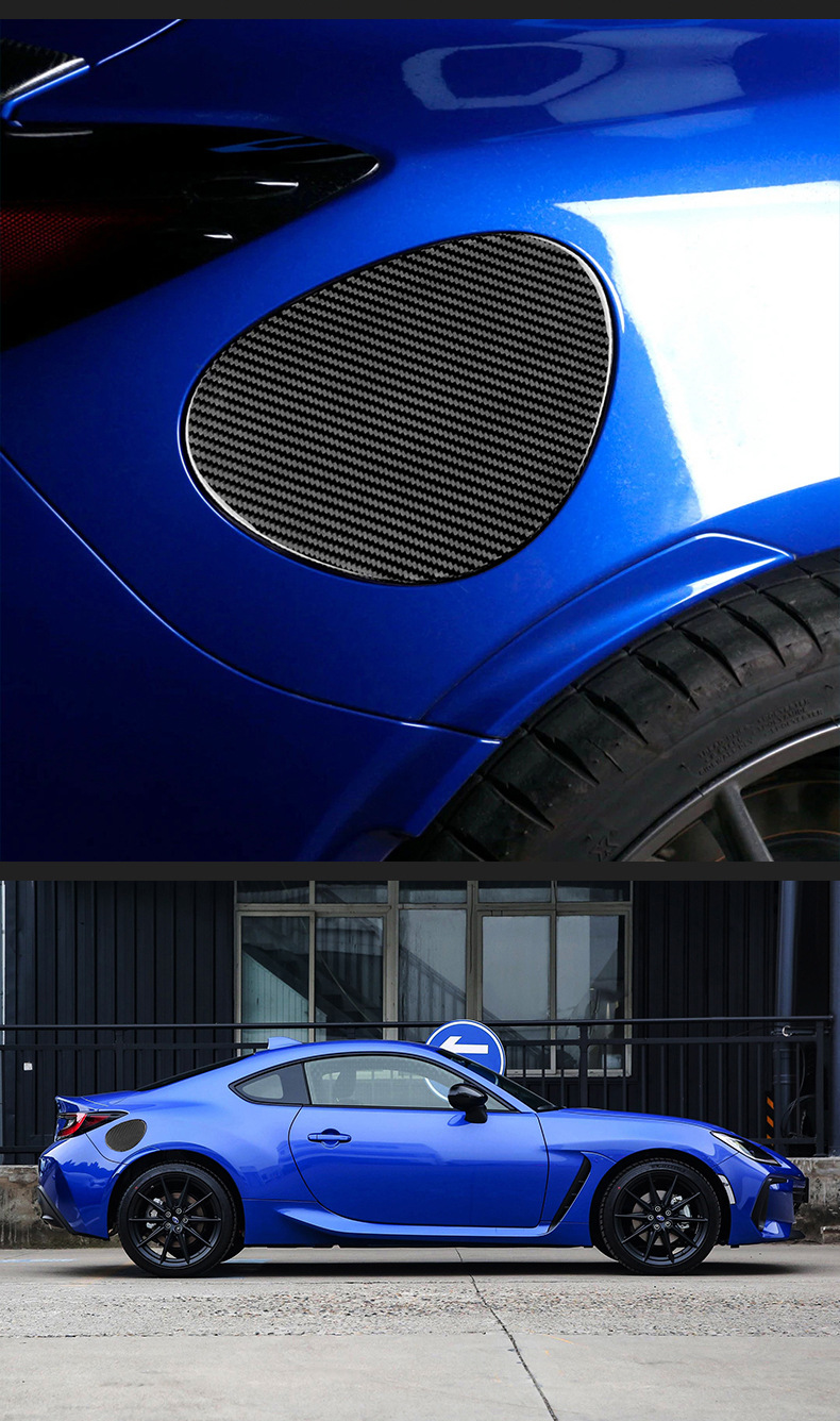 Cross-Border Applicable to 22 Models of Subaru Brz and Toyota Real Carbon Fiber Fuel Tank Cap Dry Carbon Exterior Modification Parts