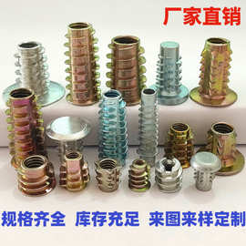 专业生产内外牙螺母，家具螺母，梯形螺母.横孔螺母.刺母家具五金