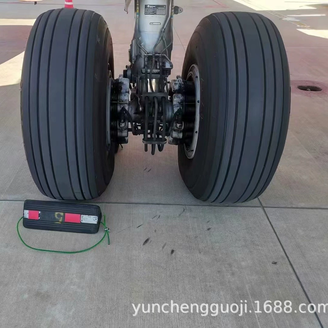 Блокировщик колес самолета, локатор резинового материала, автомобиль самолета, нескользящая, прочная и долговечная длина, можно разрезать