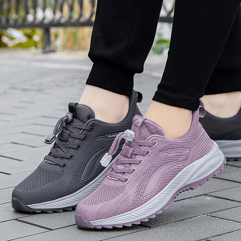 2025 cuatro estaciones zapatos de moda zapatos de mujer primavera zapatos de madres de mediana edad anti-derrapante impermeable zapatos deportivos casuales