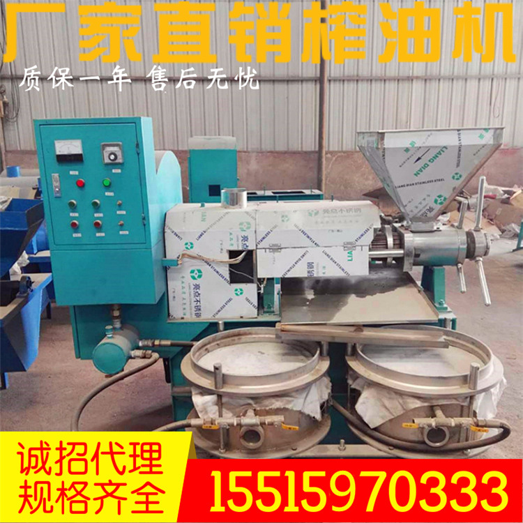 小型榨油机 60型单相电螺旋榨油机 家用榨油设备