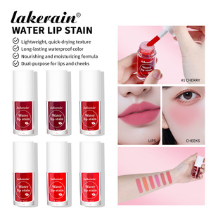 Lakerain Lip Dye Lipstick, Lip and Cheek Dual-Purpose Natural Clear Long-Lasting Non-Fading Matte Lip Glaze Lip Gloss
