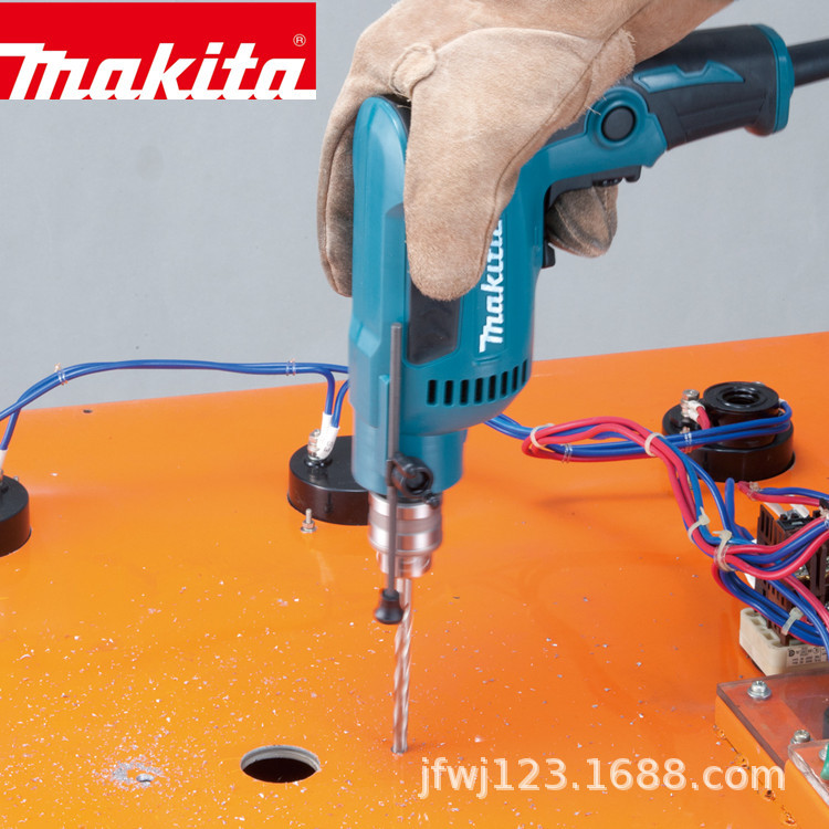 牧田正品高速电钻M6501B手电钻6.5mm木材DP2010钢材DP2011钻孔M65