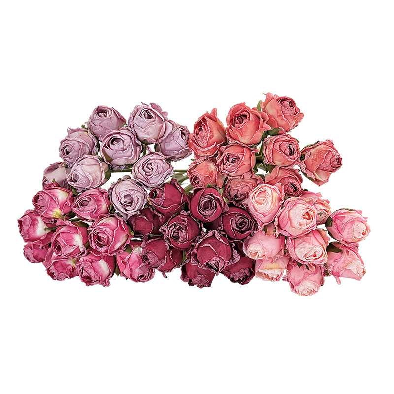 Flores simuladas de rosa de Angola decoración de bodas flor falsa rosa mano ramo de flores accesorios de fotos