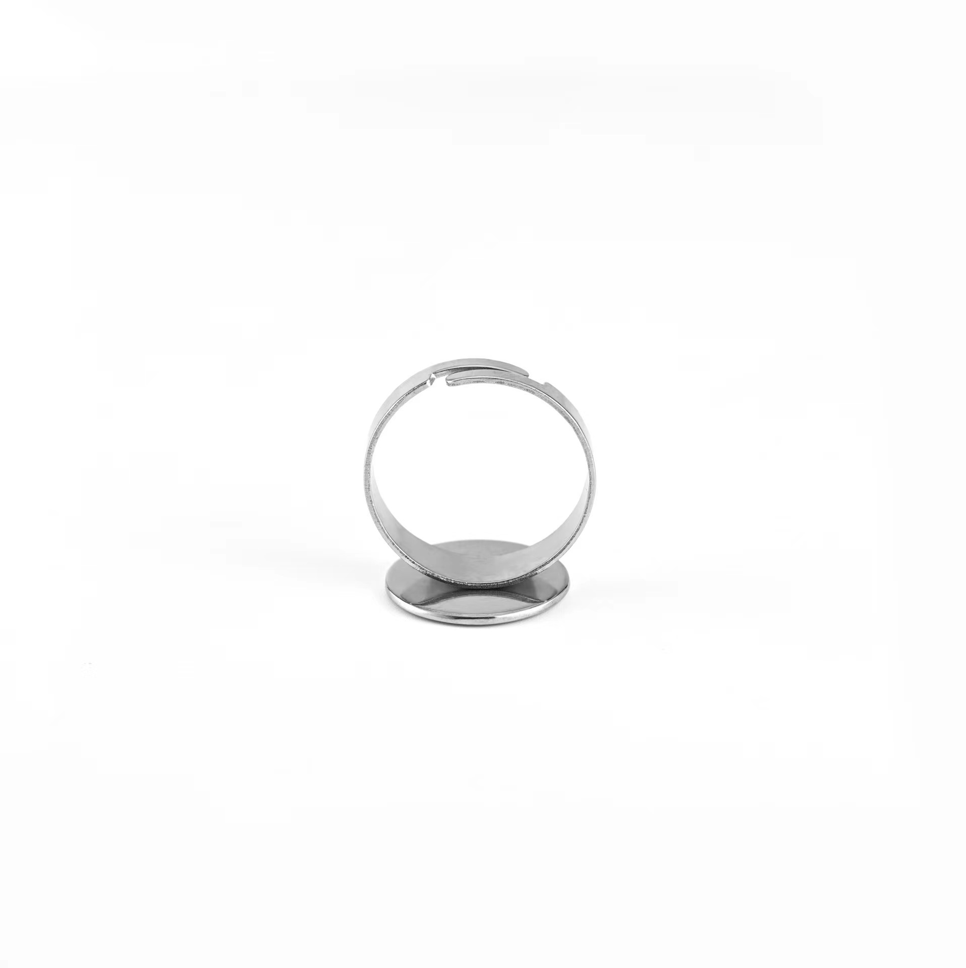 (Wholesale), accessories stainless steel, accessory, ring, DIY, with gem 4