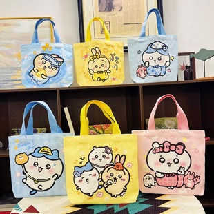 Canvas Bag Female Cartoon Ins Accompanying Gift Student Children Small Handbag Wholesale Bag Female Accompanying Gift Birthday