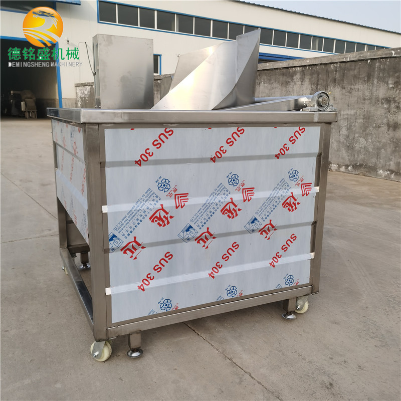 邵东县圆形炸鸭脖油炸锅 自动翻转出料鸡翅油炸机 小型鸭脖油炸机