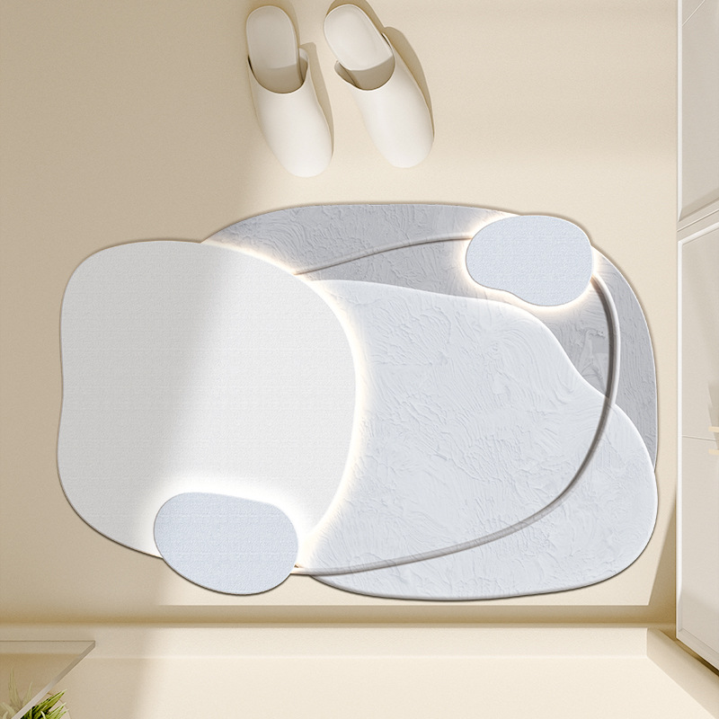 조용한 구름 주변 안개 블루