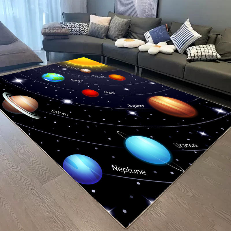 Transfronteriza generación Americana retro alfombra de moda creativa sala de estar dormitorio completo sofá alfombra de piso de montaña alfombra de piso de camping