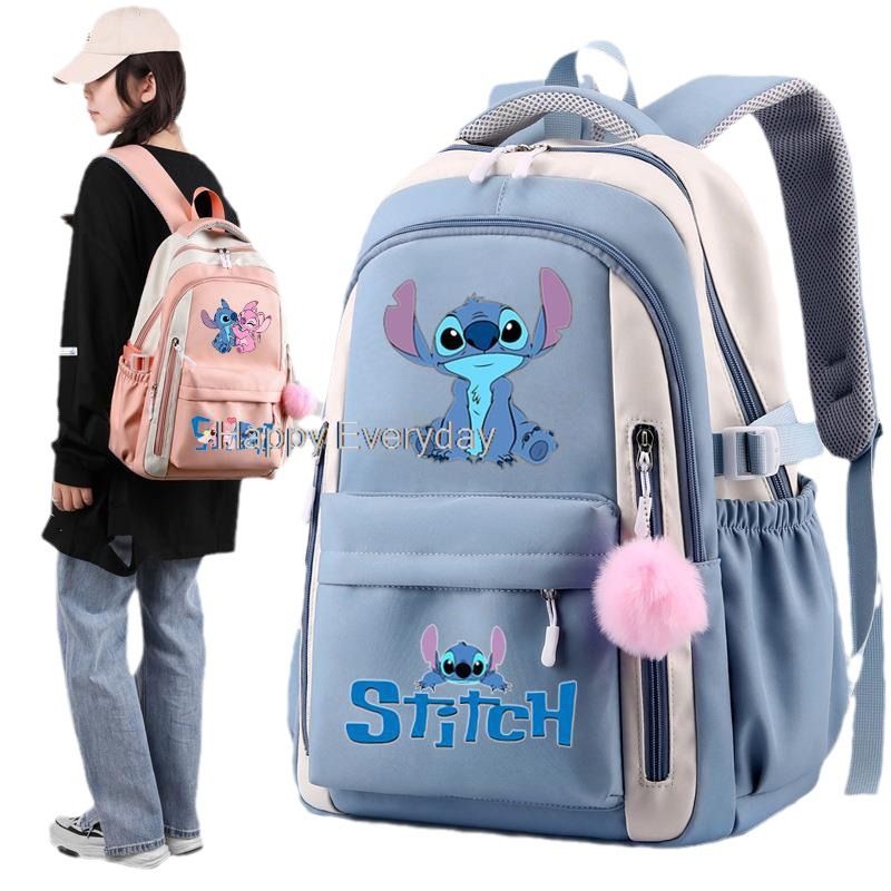 Estrella Bebé puntada Escuela Primaria Junior High School mochila estudiante masculino y femenino mochila