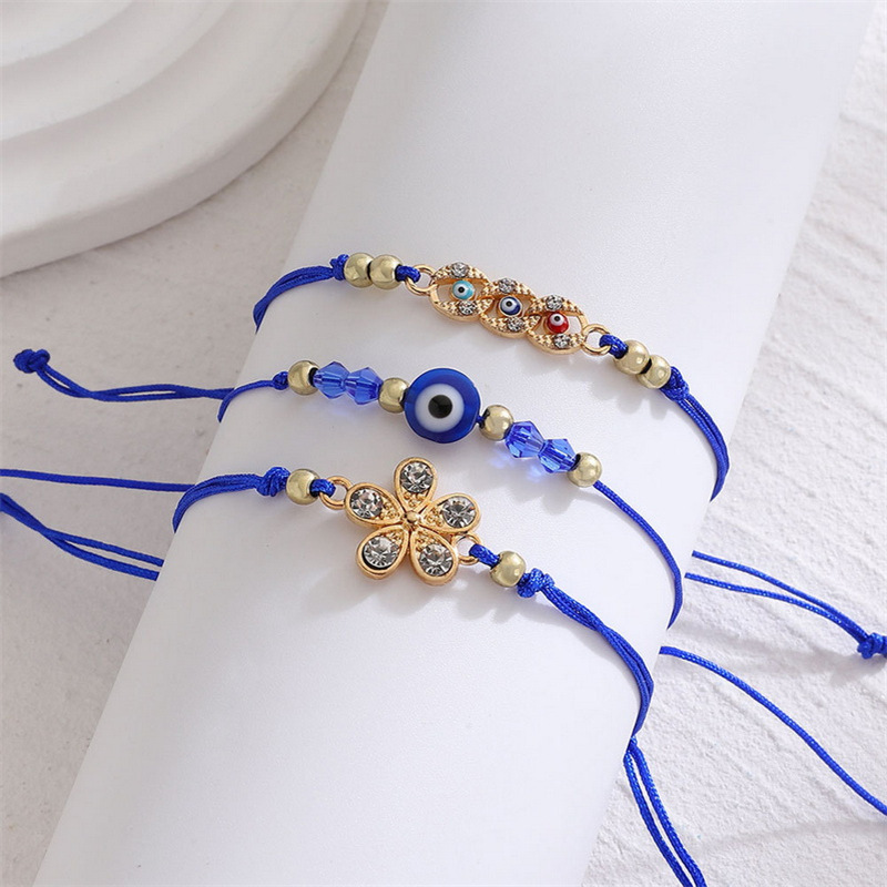 Lucky Evil Eye Red String Bracelet Protection Jewelry Minimalist_voghion.com