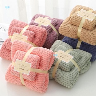 Pure Cotton Dry Bath Towel Adult Washcloths Sponge