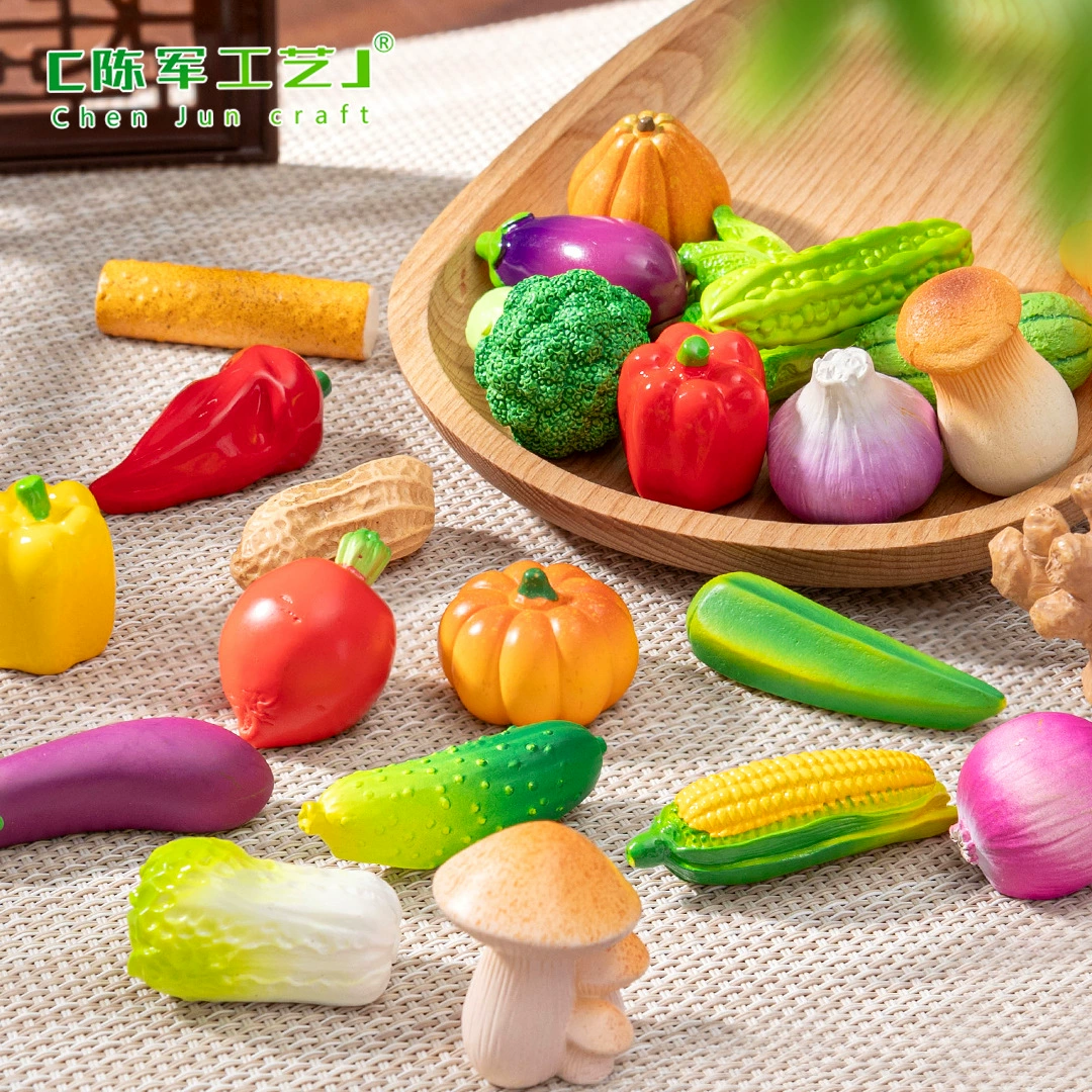 Creative big realistic food play, small decorations with accessories, micro landscape, DIY decoration