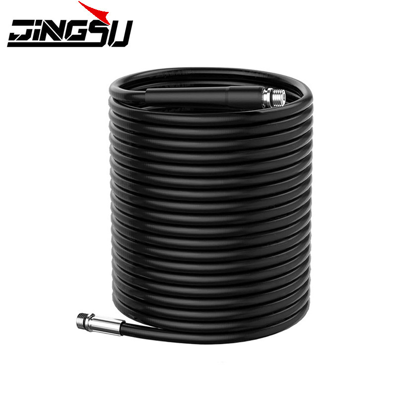 Cross-border high-pressure washing machine sewer decontamination mouse head dredging pipe household drain pipe hose cleaning kit
