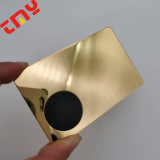 Зеркальное NFC Sensor Chip Card Card из нержавеющей стали.