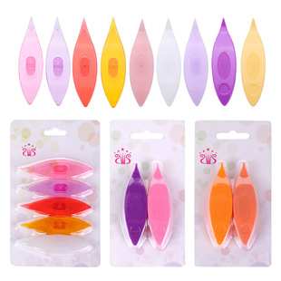Wholesale Cross-Border Colorful Plastic Phoenix Eye Shuttle, Lace Thread Shuttle Knitting Tool, Large and Small Hand Knitting Shuttle Needle Knitting Device