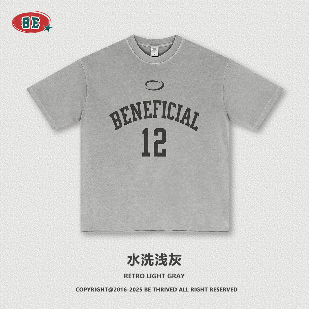 Be mujer ropa| 2025 verano cartas de marca de tendencia europeas de manga corta camiseta suelta de hombre de alta calidad image 8