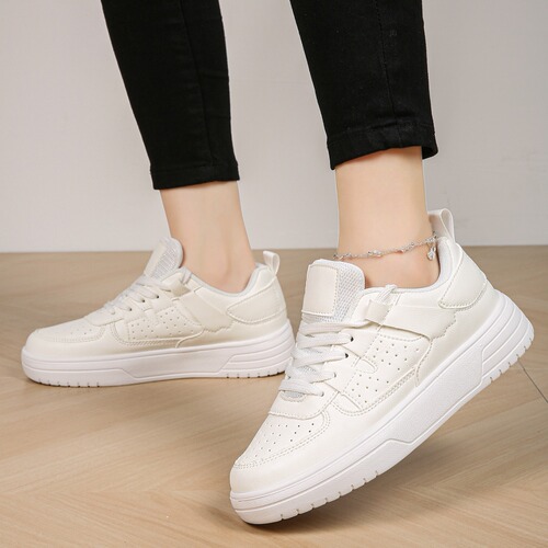 Women's Summer Spring New Casual Comfy Flat Sneakers with Thick Insoles and Height Increase Platform